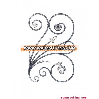 wrought iron groupware for fence and staircase